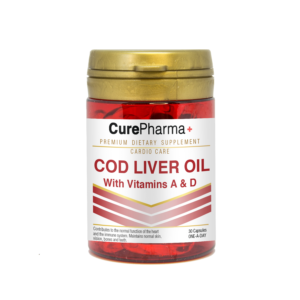 CurePharma CPC02 Cod liver oil With Vitamin A & D Capsules