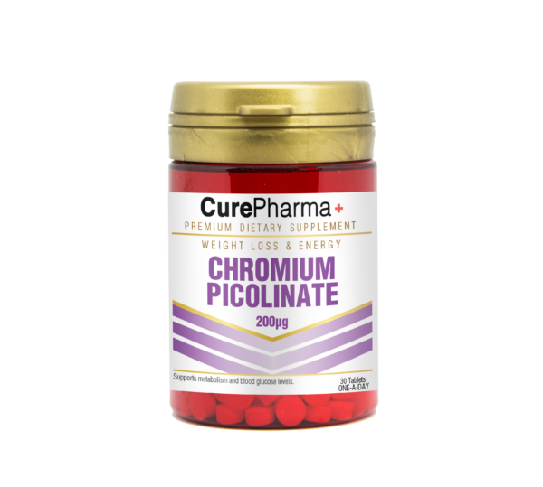 CurePharma CPE02 Chromium Picolinate 200mg – Weight loss