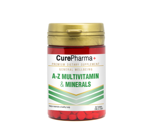 CurePharma CPG05 A-Z Multivitamin and Minerals tablets