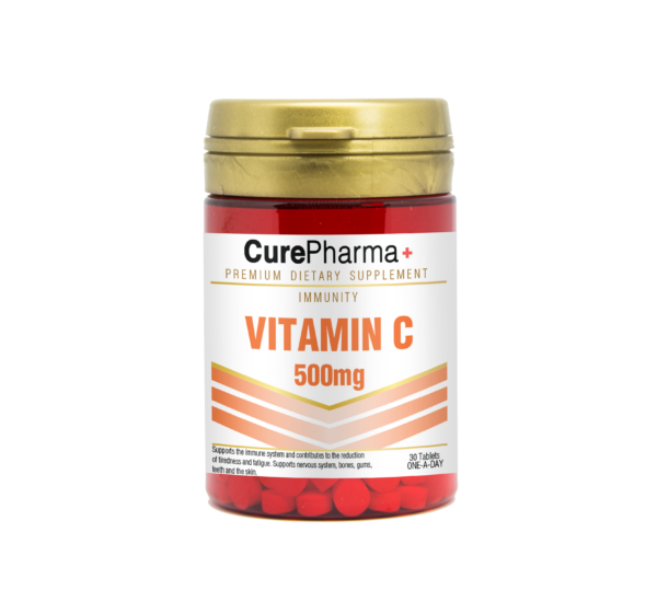 CurePharma CPI01 Vitamin C 500mg Tablets