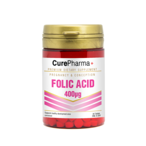 CurePharma CPW02 Folic Acid 400mcg Tablet