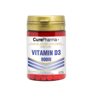 CurePharma CPJ07 Vitamin D3 800iu Tablets