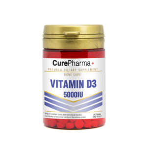 CurePharma CPJ08 Vitamin D3 5000iu Tablets